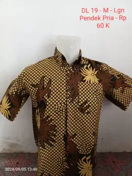 Baju Batik Pria Drajat 60 K & 70 K