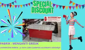 Merah Box obral chrome wagon murah  rak gondola minimarket