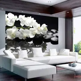 Pesan wallpaper dinding 3d custom toko jual dan pasang gorden murah
