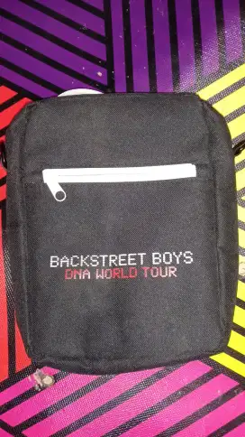 Tas selempang Backstreet boys DNA tour original