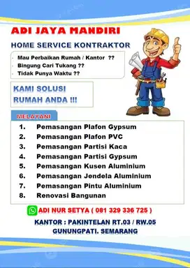 PLAFON GYPSUM PLAFON PVC PARTISI