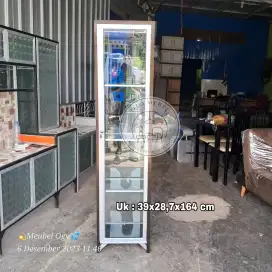 PROMO BIG SALE LEMARI HIAS 1 PINTU TERMURAH