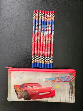 Tempat pensil set the cars