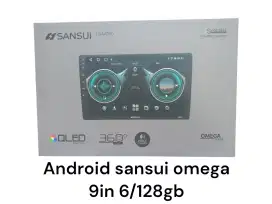 Android sansui omega 9in ram 6/128gb suport camera 360