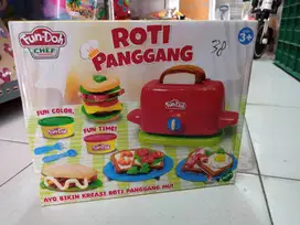 Mainan anak fundoh roti panggang