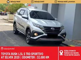 Toyota Rush 1.5L S TRD Sportivo AT Silver 2020 km.32rb Tangan Satu