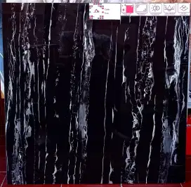 GRANIT MURAH 60x60 BLACK MARBLE GLOSSY(GESER FOTO PILIHANNYA)