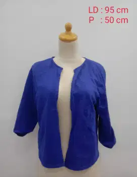 Outer Biru Bahan Katun