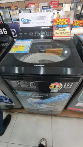 Mesin Cuci Panasonic NA FD10X1BSG 10 KG Cicilan Bunga 0% Gratis 2x