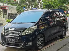 TDP35jt Toyota Alphard 2.4 G ATPM Pilot Seat 2012 Hitam Kredit Murah