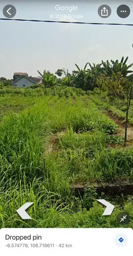 DIJUAL TANAH KAVLING TAMAN DRAMAGA PERMAI 6 luas 165 m2