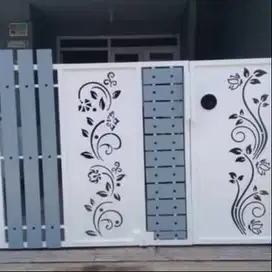 Pagar Semi Laser Cutting minimalis