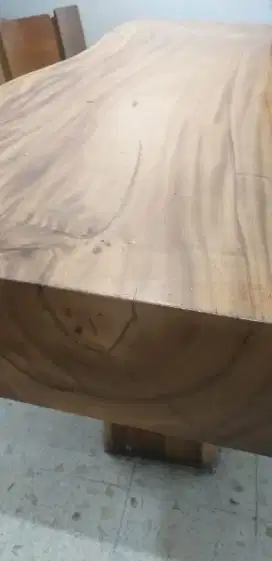Meja trembesi 1, BONUS Kursi jati asli 4