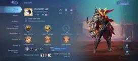 Akun Mobile Lagends Skin Aldous Blazing Force + Epic Skin Choice Chest