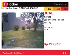 dijual kavling hoek cosmo the icon bsd city