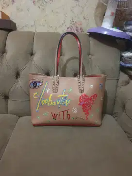 Mulus .authentic tas wanita .tote bag  christian louboutin