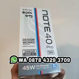INFINIX NOTE 40 PRO+ 5G NEW GARANSIDENGAN LAYAR LENGKUNG CURVED AMOLED