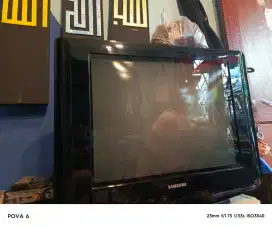 TV samsung tabung dan set top box