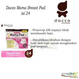 Dacco Mama Pad Breast Pad 3D isi 24 - Penyerap ASI