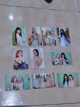 Photocard Official Gfriend, viviz, yuju, sowon, yerin