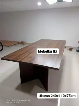 Meja rapat ukuran 240 terlaris bisa kirim cod