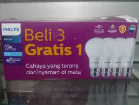 LED Philips 4W isi 4 Murah