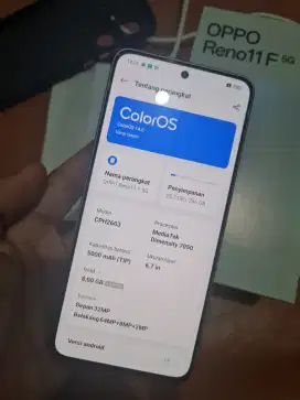 Oppo Reno11 F 5G 8/256 Garansi Panjang likenew