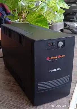 Prolink UPS 1200 VA Super Fast Aki Baru jual murah bergaransi