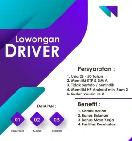 Loker driver profesional