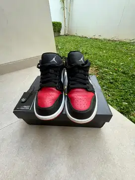 Nike jordan 1 low Bred Toe size 43 / US 9,5
