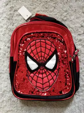 Tas sekolah anak Spiderman umur 7-9th