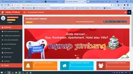 Website Kos, Kontrakan, Hotel, Villa dan Apartemen berbasis website di