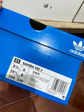 ADIDAS SAMBA OG BLACK GUM 100% ORIGINAL
