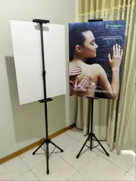 Tripod Banner T Stand Display Print Foamboard Polyfoam Gabus 60x80/85