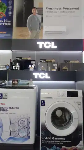 Tcl TWF75-10S mesin cuci front loading