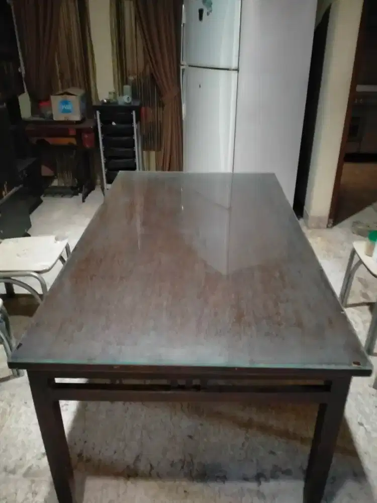 Jual meja makan 165cm×90cm×76cm