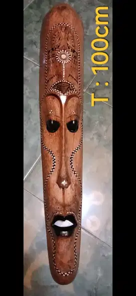 Masker Dinding Suku Afrika Selatan