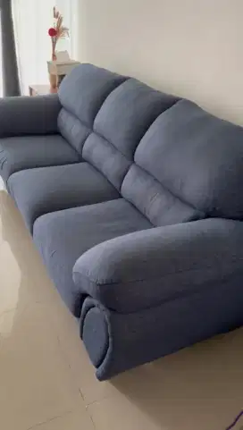 Jual cepat Sofa Murah Large Blue NEGO!! Siapa cepat dia dapat