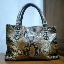 Tas Kulit Motif Ular