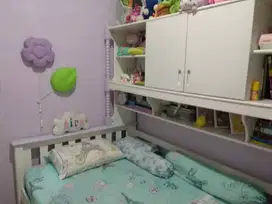 Tempat tidur Informa dengan rak ukuran 120 cm