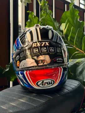 Arai RX7X Nakano Space Red 99