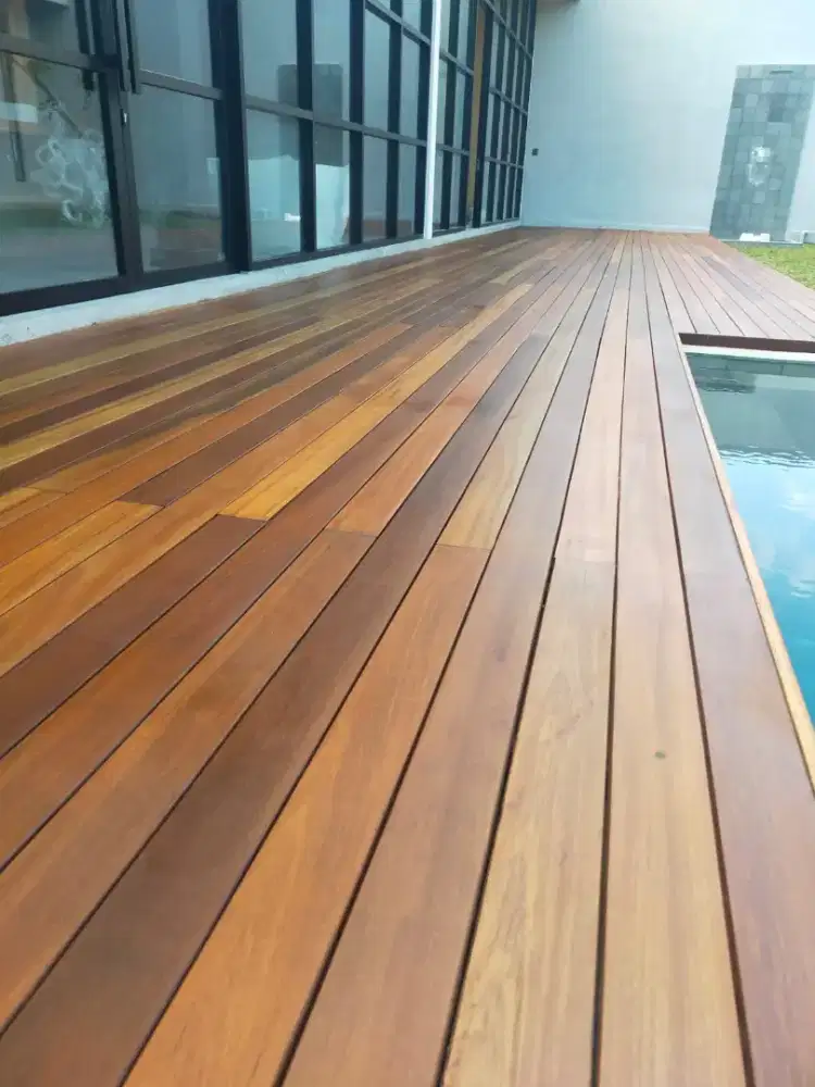 Parket kayu dan decking kayu murah