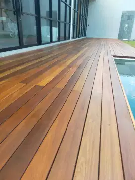 Parket kayu dan decking kayu murah