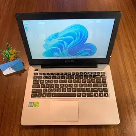 LAPTOP ASUS VIVOBOOK I7 GEN 6 NVIDIA RAM 8/128GB SSD | SECOND/BEKAS