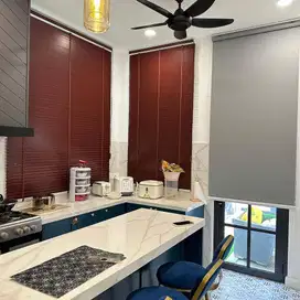 Tirai Gorden Jabodetabek Roman Roller Vertikal Blind Vitrase Wallpaper