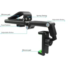 Holder hp jepit flexible+Holder hp spion tengah mobil Termurah