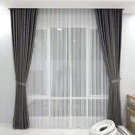 Tirai Gorden Jabodetabek Roman Roller Vertikal Blind Vitrase Wallpaper