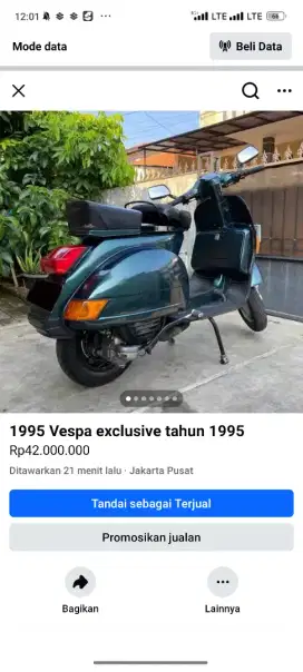 Vespa ekslusif 2 tahun 1995