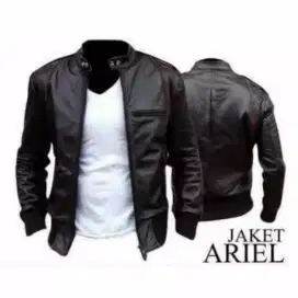 Jaket kulit semi sintetik keren