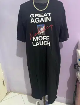 Dress Casual Hitam pekat